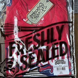 Johnny Cupcakes Red Graphic Tee